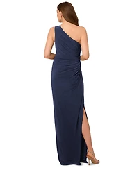 Adrianna Papell Women's One-Shoulder Embellished Gown