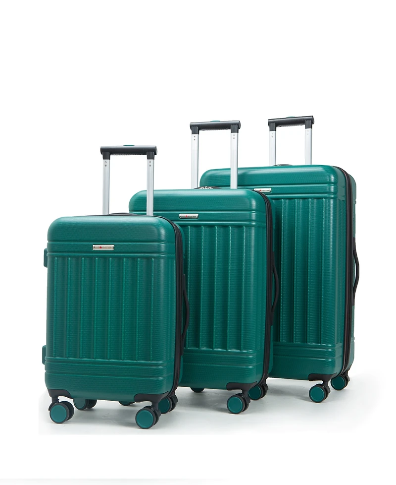 Solite Asher 3-Piece Expandable Spinner Luggage Set