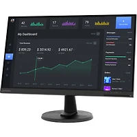 Lenovo D24-40 23.8" 16:9 Full Hd Va Wled Lcd Monitor, Raven Black