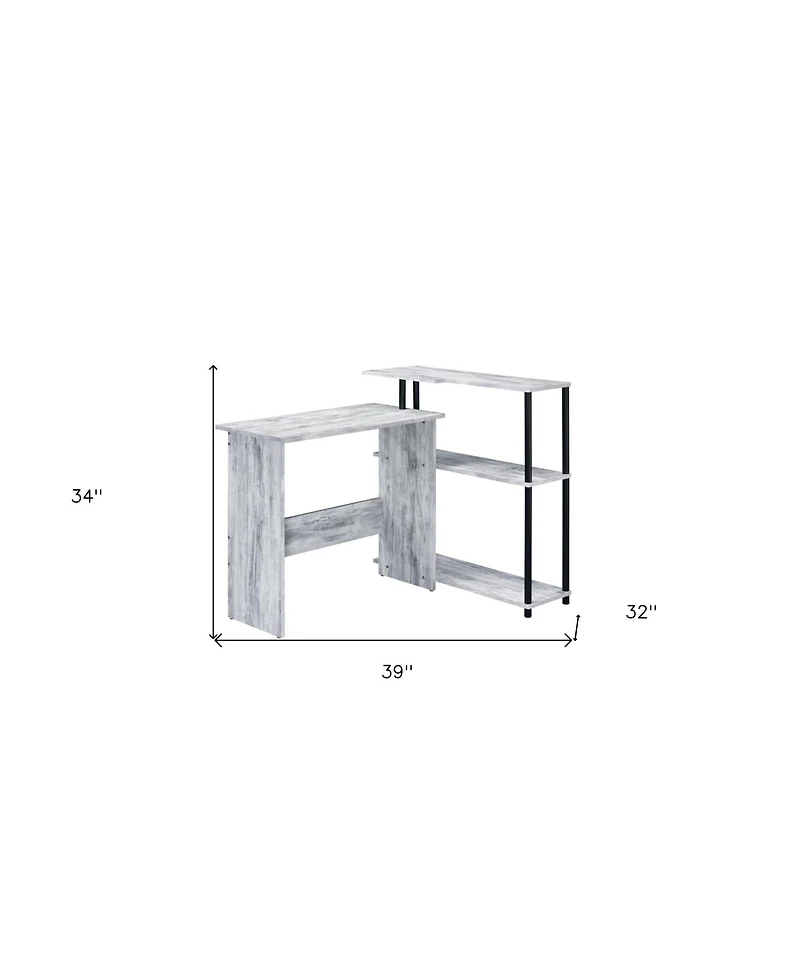 L Shape Corner Writing Desk – Stylish Workspace for Small Rooms