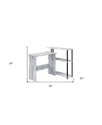 L Shape Corner Writing Desk – Stylish Workspace for Small Rooms