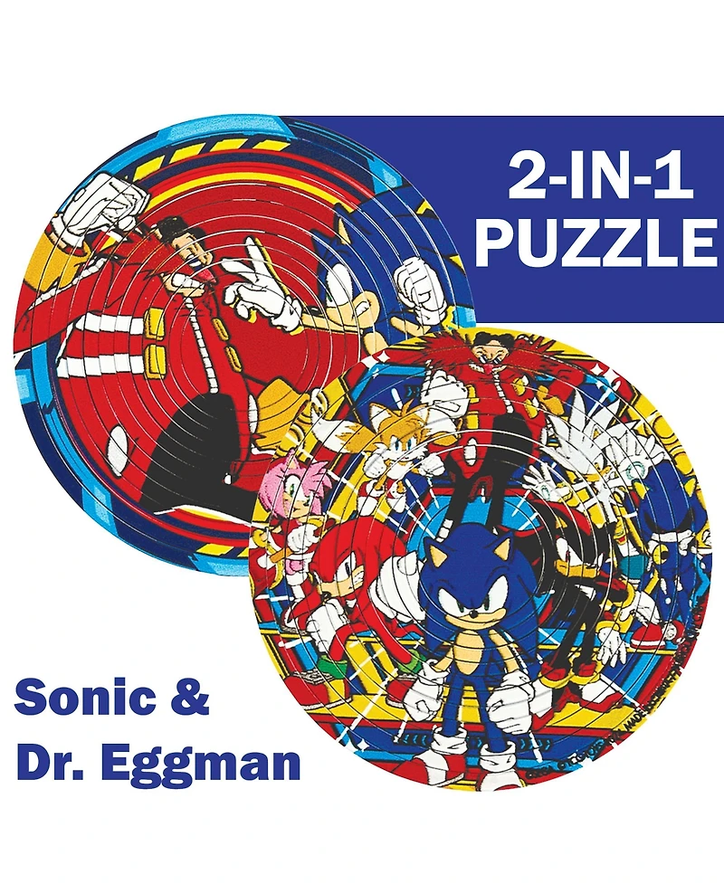 Spin Flip Puzzle:Sonic & Dr. Eggman