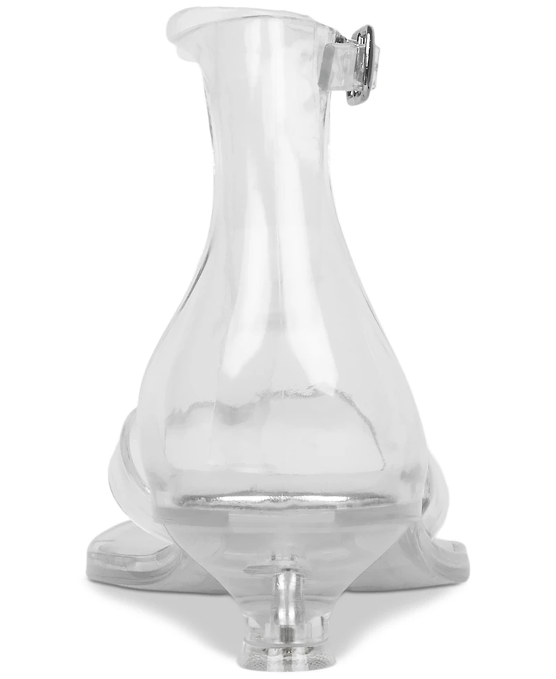 Jeffrey Campbell Women's Gummy Kitten-Heel Jelly Thong Sandals