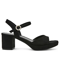 Anne Klein Women's Piper Platform Block Heel Dress Sandals
