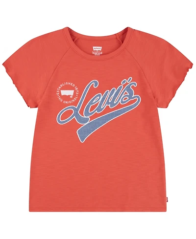 Levi's Big Girls Flounce Raglan T-Shirt