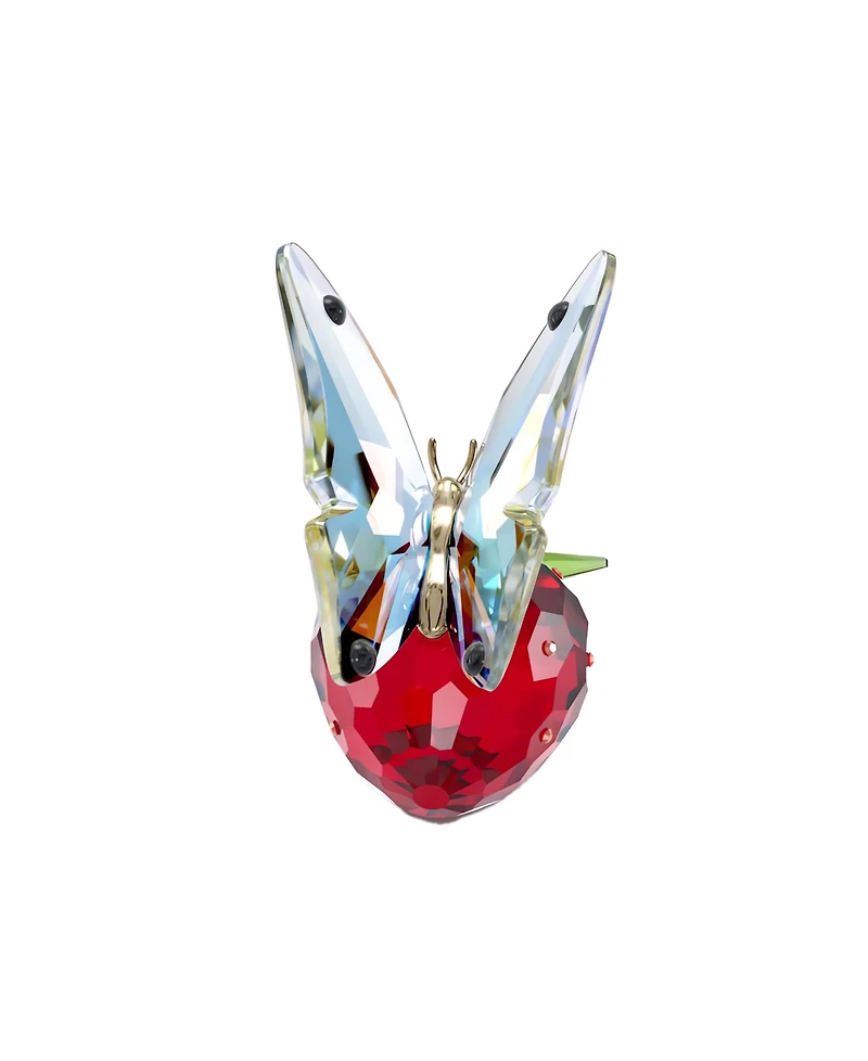 Swarovski Idyllia Butterfly and Strawberry Figurine