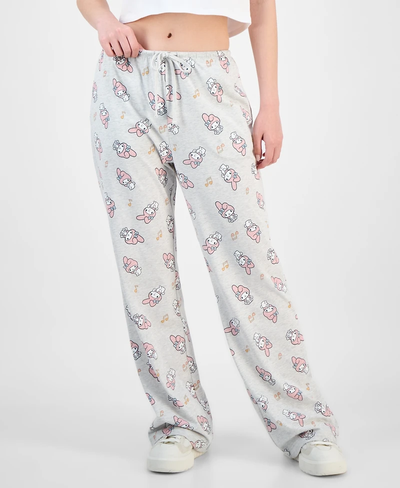Love Tribe Junior's My Melody Allover-Print Drawstring Pants
