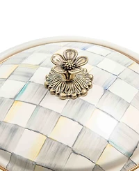 MacKenzie-Childs Sterling Check Medium Casserole Dish