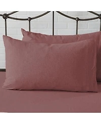 Linery & Co. Heathered Melange Cotton Jersey Knit Sheet Set