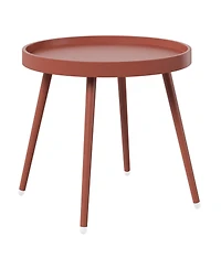 3-Piece Outdoor Patio Bistro Balcony Furniture Set With Stackable Chairs