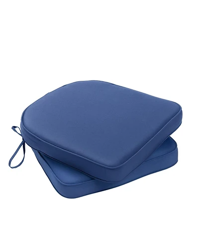 Aoodor Outdoor Chair Cushion W18''xD19'' Soft and Fade-resistant Polyester, Invisible Zipper for Easy Cleaning