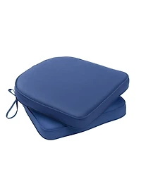 Aoodor Outdoor Chair Cushion W18''xD19'' Soft and Fade-resistant Polyester, Invisible Zipper for Easy Cleaning