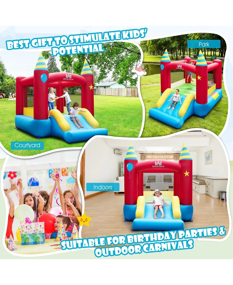 Kids Inflatable Bounce Castle Excluded Blower