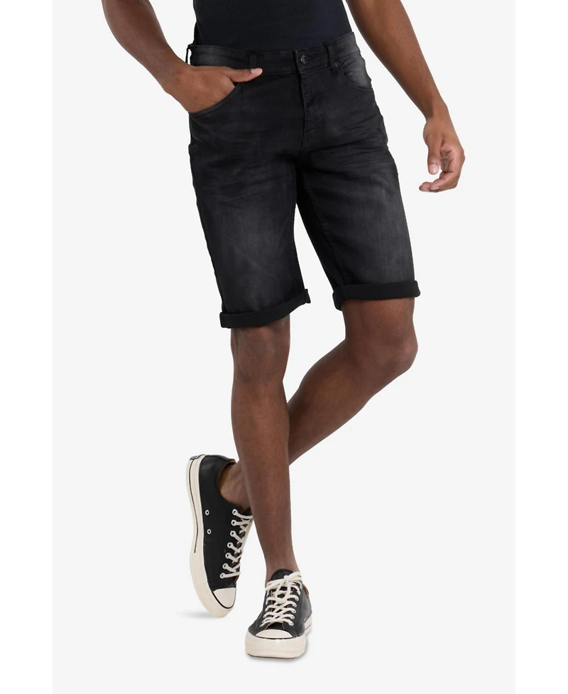 Cultura Men's Roll Up Denim Shorts