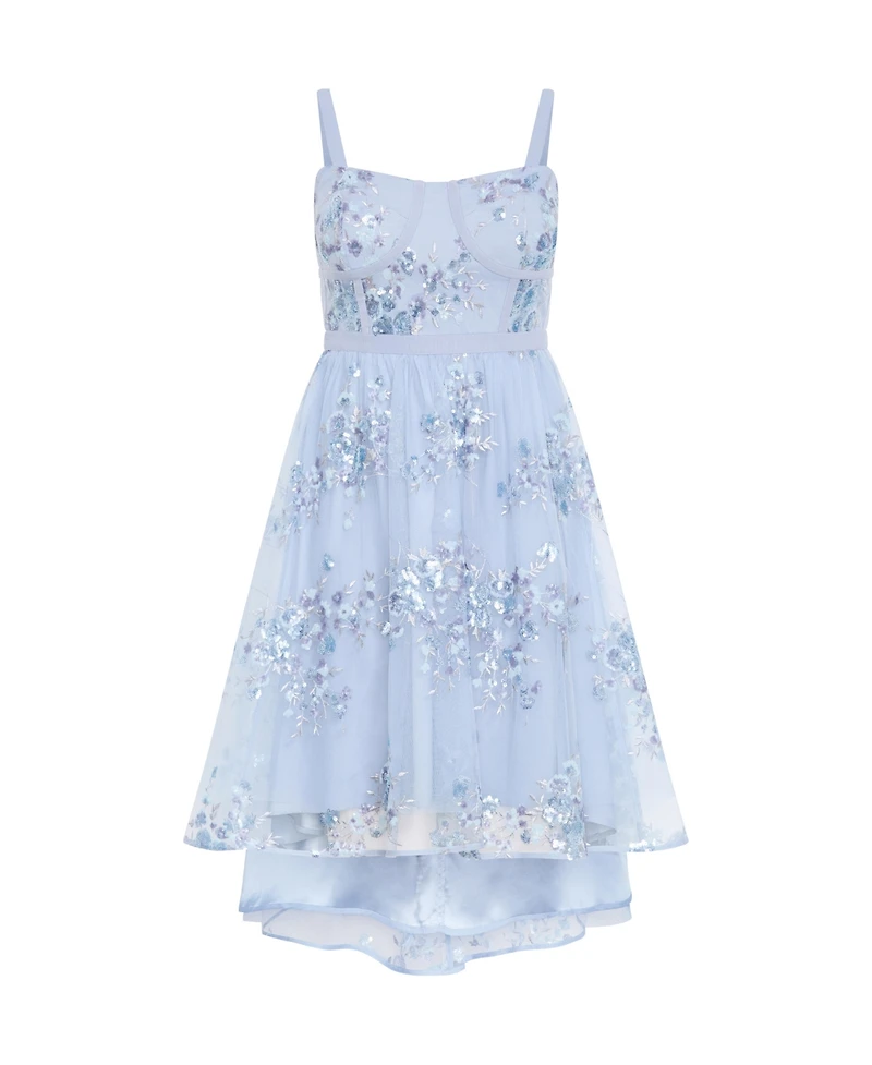 City Chic Plus Ambrosia Strapless Tulle Dress