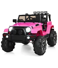 12V Electric Ride On Truck with Parental Remote Control and Led Lights