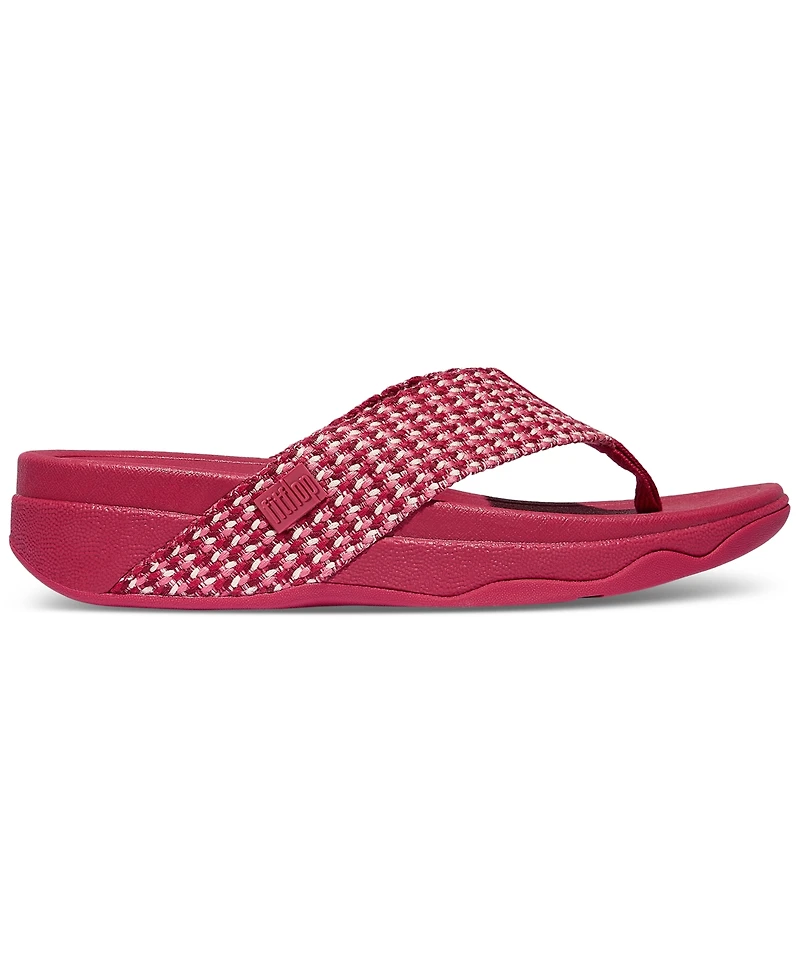 FitFlop Women's Surfa Multi-Tone Webbing Toe-Post Sandals