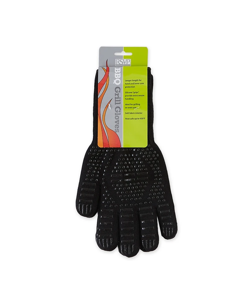 Rsvp International Barbecue Grilling Collection Heat-resistant Gloves, Set of 2