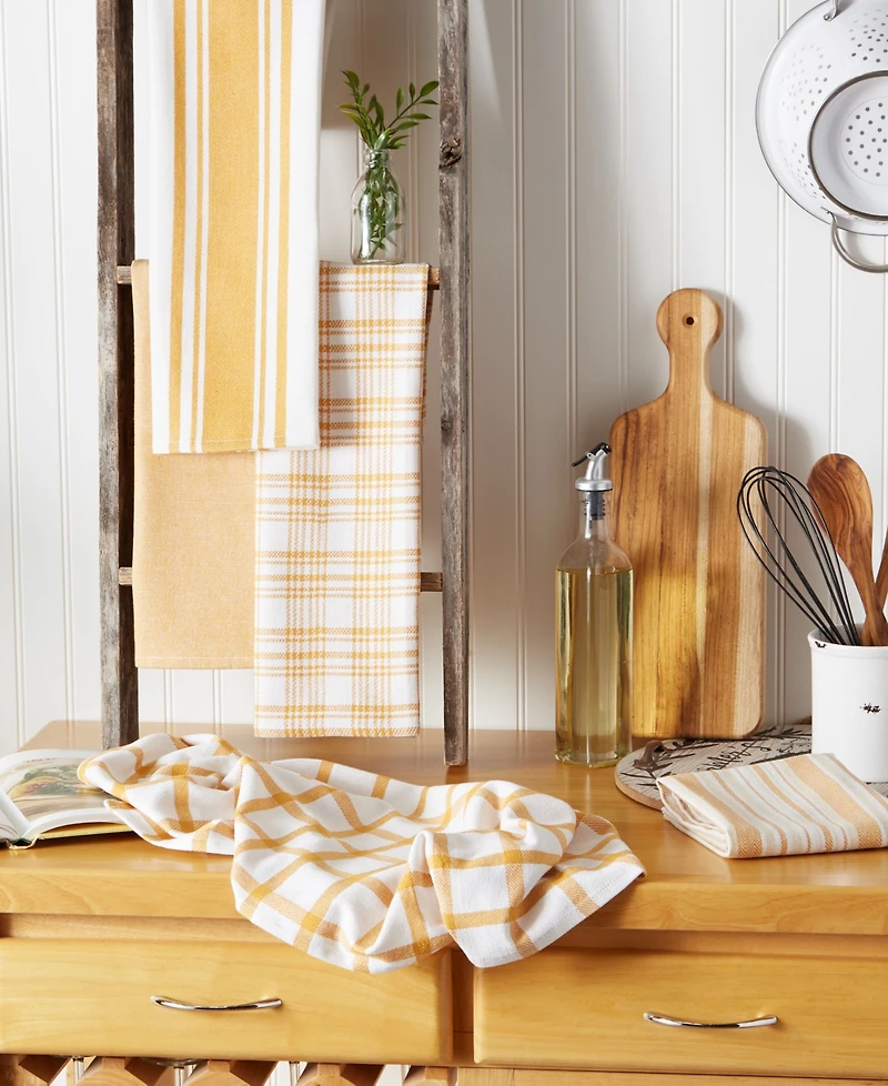 Design Imports Everyday Basic Woven Dishtowel, Set of 5