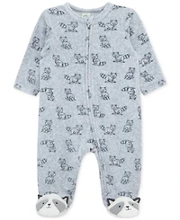 Little Me Baby Boys Raccoon-Print Footed Coverall