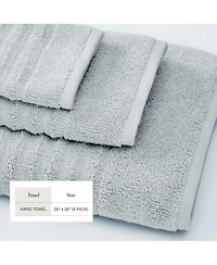 Linery & Co. Luxury 100% Combed Cotton 6-Pack Hand Towel Set
