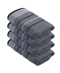 Linery & Co. Luxurious Cotton Decorative 4-Piece Hand Towel Set