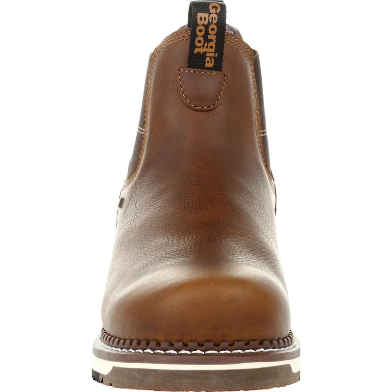 Georgia Boot Men's Amp Lt Wedge Steel Toe Waterproof Chelsea Work