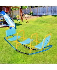 Outdoor Kids Seesaw Swivel Teeter for 3 to 8 Years Old