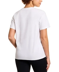 Reebok Women's Cotton Logo-Graphic Crewneck T-Shirt