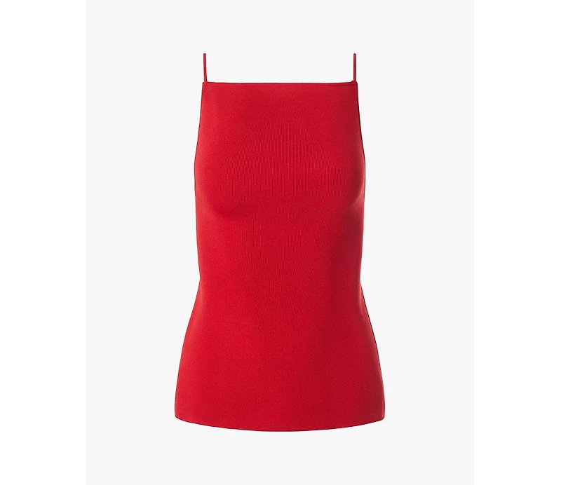 WeWoreWhat Women's High Straight Neck Top