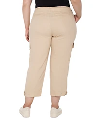 Liverpool Los Angeles Plus Cropped Cargo Pants