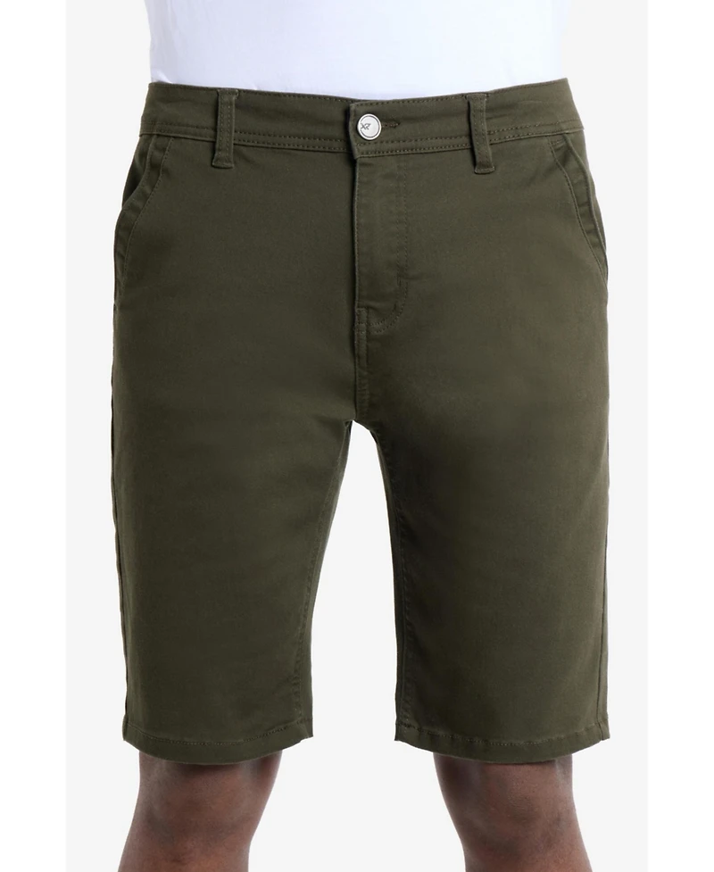 Xray Men's Flat Front 10.5" Chino Shorts