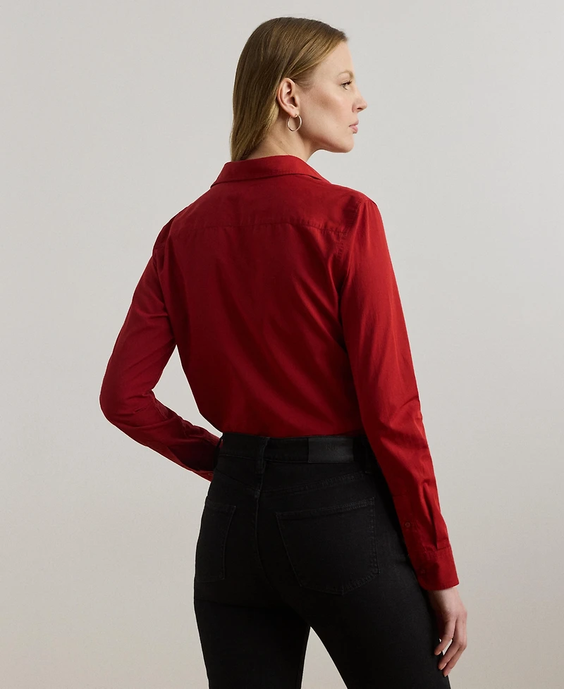 Lauren Ralph Women's Featherweight Cotton Shirt