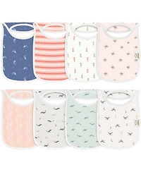 KeaBabies Baby Boys 8-Pack Bibs for Boys, Girls, Pull-on Drool Bib Unisex