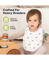 KeaBabies Baby Boys 8-Pack Bibs for Boys, Girls, Pull-on Drool Bib Unisex