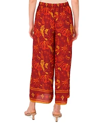 Vince Camuto Women's Printed Pull-On Wide-Leg Pants