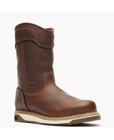 Georgia Boot Men's Amp Lt Wedge Waterproof Pull On Work