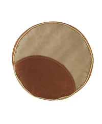 Cotton Ottoman with Soft Cushioned Top for Relaxation