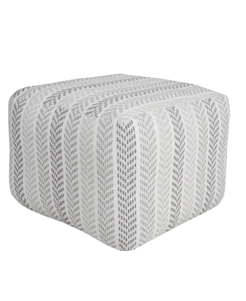 Handcrafted Cotton Ottoman Pouf for Modern Spaces