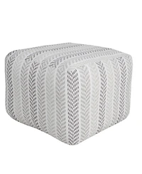 Handcrafted Cotton Ottoman Pouf for Modern Spaces