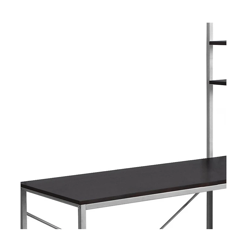 Modern Computer Desk with Spacious Work Surface and Storage