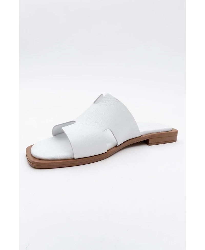 Jez Leather Slide Sandal (Women)