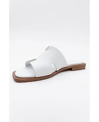 Jez Leather Slide Sandal (Women)