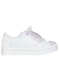 Skechers Little Girls Twinkle Toes: Twi-Lites 2.0 Sweetie Bow Fastening Strap Casual Sneakers from Finish Line