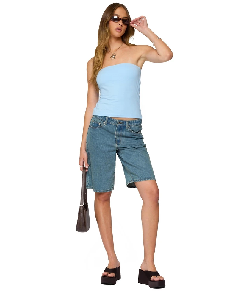 Edikted Women's Built Bra Tube Top