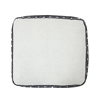 Cotton Ottoman for Living Room Footrest and Cozy Home Accent