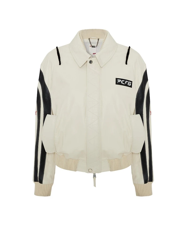 Pcfg Women's Boomerang Biker Leather Jacket