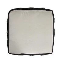 Modern Cotton Ottoman for Home Furniture and Lounge Spaces