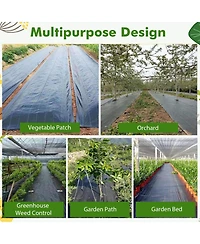 Indoor Outdoor Raised Garden Bed with Trellis and Self-Drainage and Wheels-Black