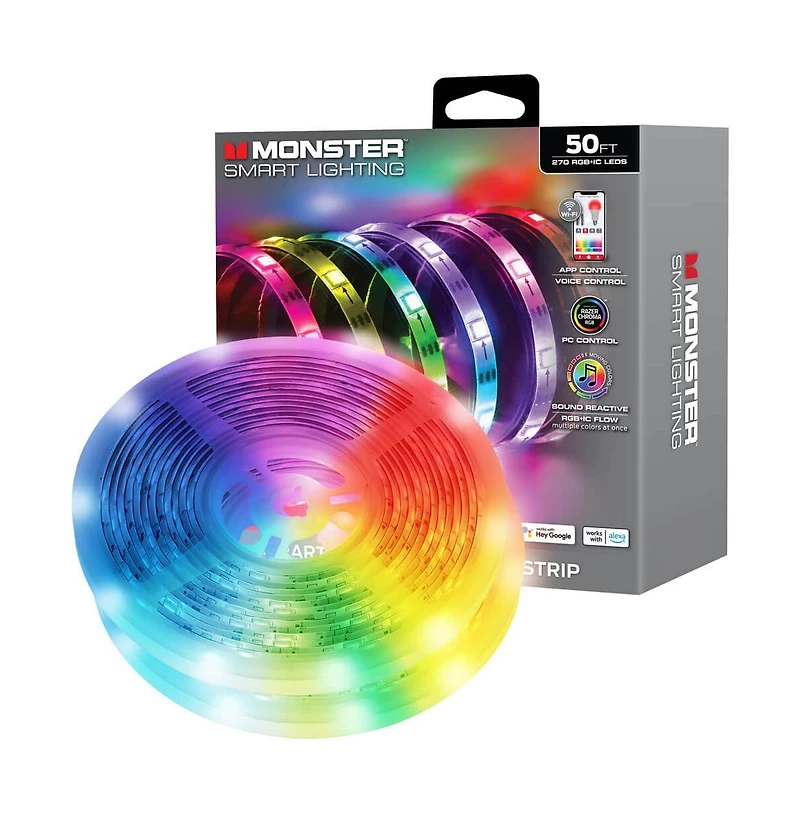 50 Ft. Rgb + Ic Flow Smart Light Strip